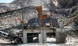granite crushing plant in a quarry 